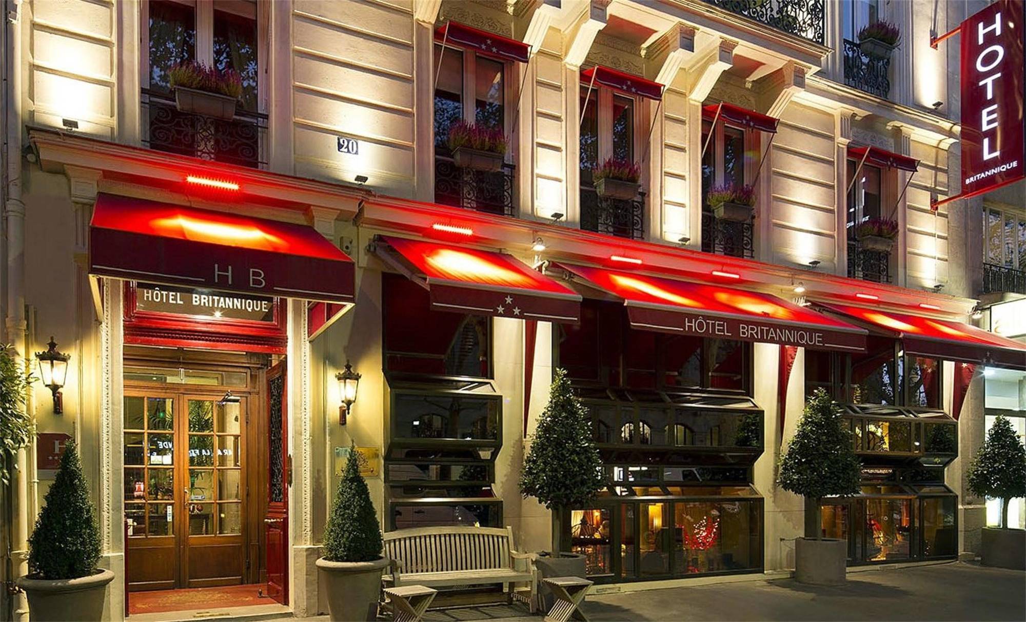 Hotel Britannique Paryż Zewnętrze zdjęcie